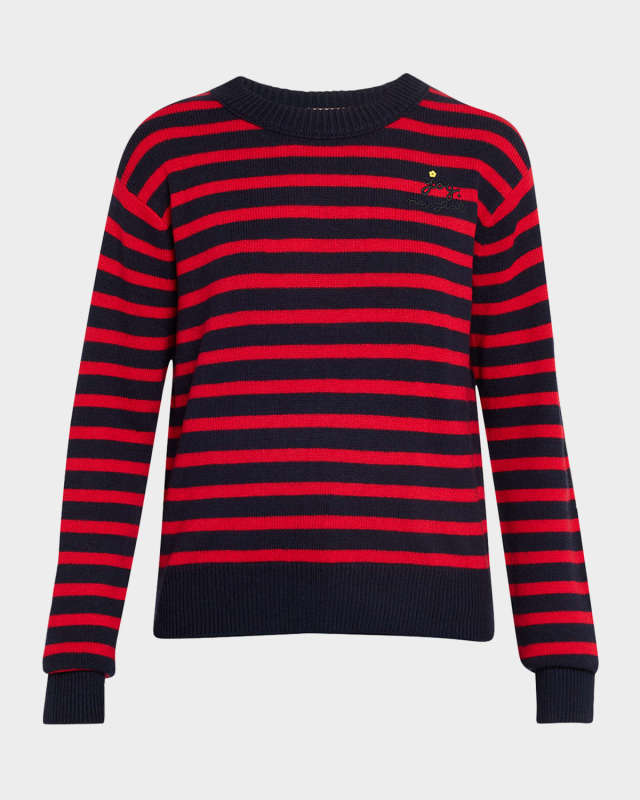 Joy Striped Crewneck Sweat